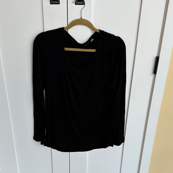 Tahari Tops - Tahari Classic Black Long Sleeve Tee Size XL